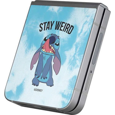 Disney Lilo and Stitch Stay Weird Galaxy Z Flip6 Skin